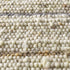 Wollteppich Natur | Reine Schur-Wolle Handweb Teppich gestreift | Grau